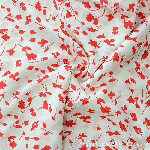 Heißer Verkauf gedruckter Viskose Rayon Challis Poplin Stoff